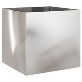 Vidaxx jardinière 49x47x46 cm acier inoxydable argenté