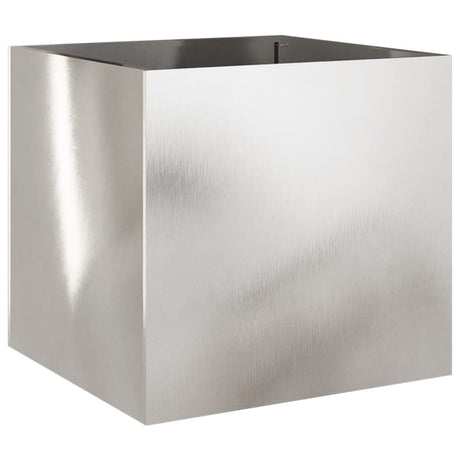 Vidaxx jardinière 49x47x46 cm acier inoxydable argenté