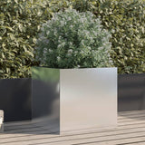 Vidaxx jardinière 49x47x46 cm acier inoxydable argenté