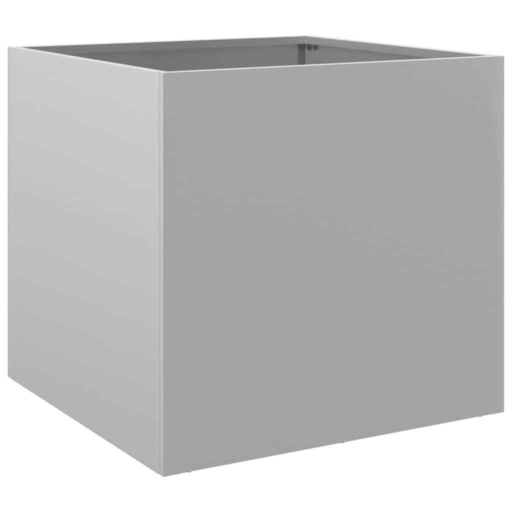 Vidaxx jardinière 49x47x46 cm acier galvanisé couleur argent