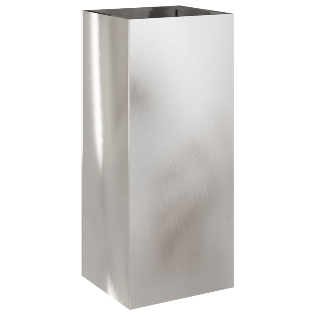 Vidaxx jardinière 32x29x75 cm acier inoxydable argenté
