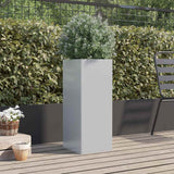Vidaxx jardinière 32x29x75 cm acier galvanisé couleur argent