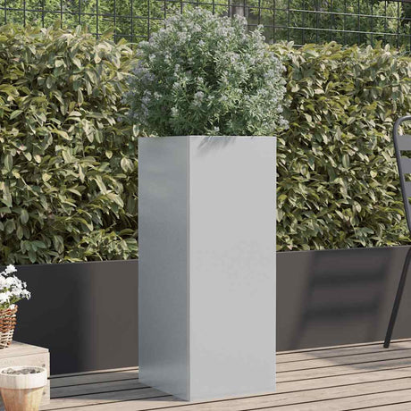 Vidaxx jardinière 32x29x75 cm acier galvanisé couleur argent