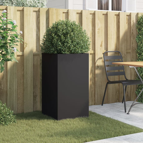 Vidaxx jardinière 42x38x75 cm acier noir