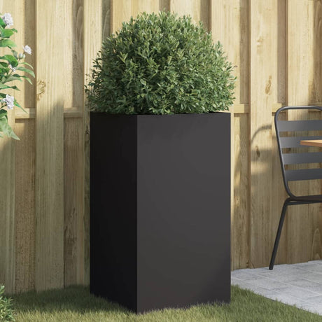 Vidaxx jardinière 42x38x75 cm acier noir
