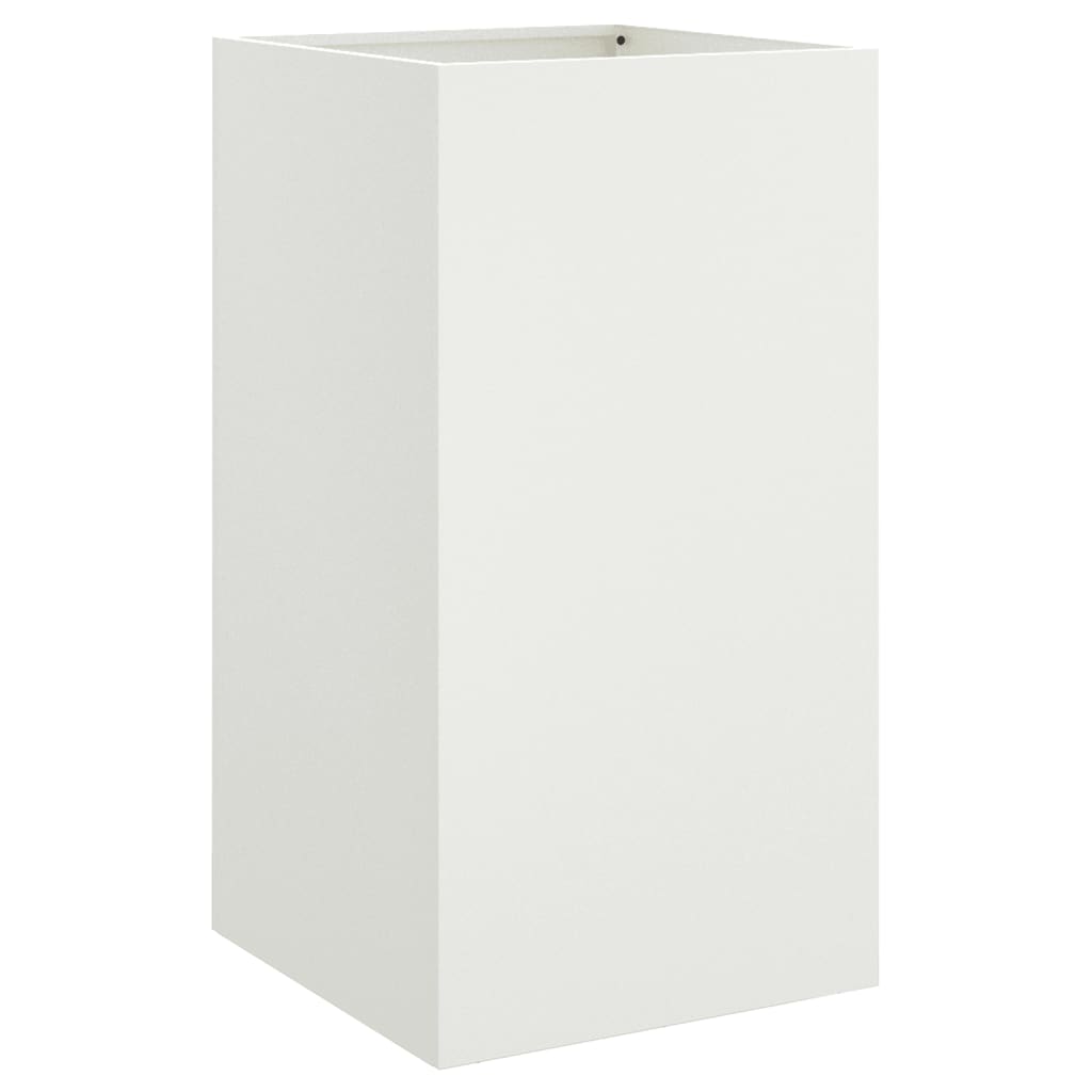 Vidaxx jardinière 42x38x75 cm acier blanc