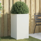 Vidaxx jardinière 42x38x75 cm acier blanc