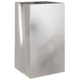 Vidaxx jardinière 42x38x75 cm acier inoxydable argenté