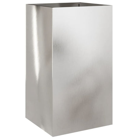 Vidaxx jardinière 42x38x75 cm acier inoxydable argenté
