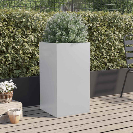 Vidaxx jardinière 42x38x75 cm acier galvanisé couleur argent