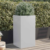 Vidaxx jardinière 42x38x75 cm acier galvanisé couleur argent