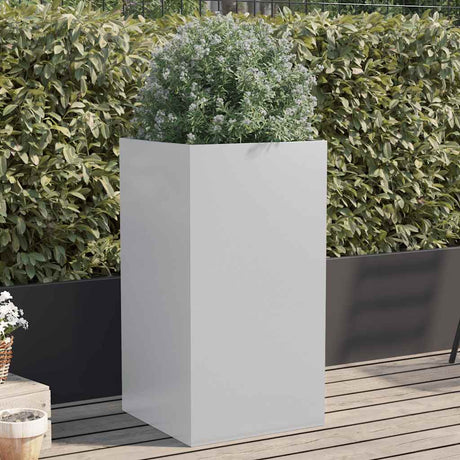 Vidaxx jardinière 42x38x75 cm acier galvanisé couleur argent