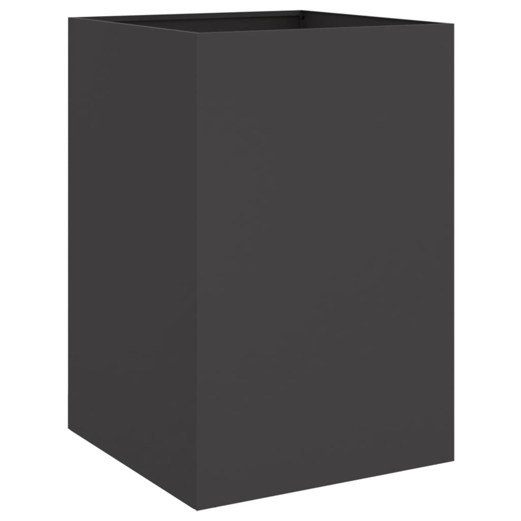 VIDAXL -Planungsbox 52x48x75 cm Stahl schwarz