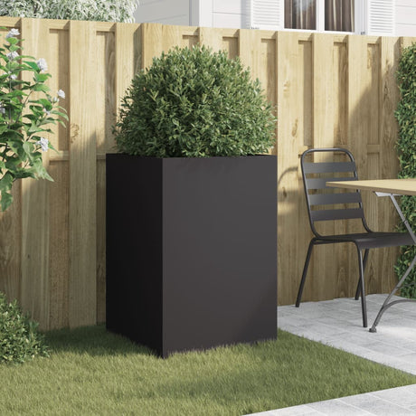 Vidaxx jardinière 52x48x75 cm acier noir