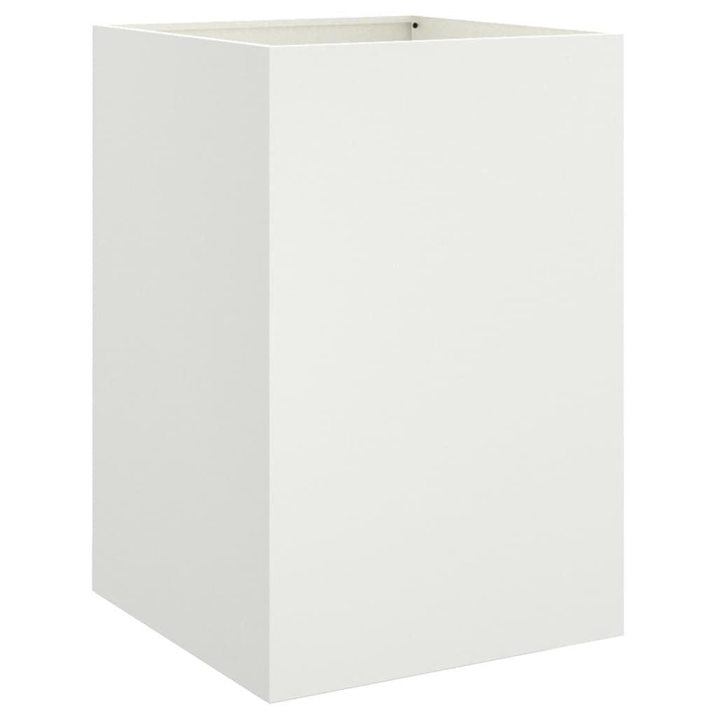 Vidaxx jardinière 52x48x75 cm acier blanc