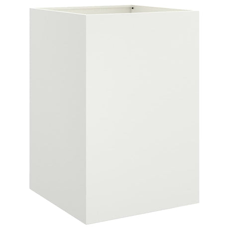 Vidaxx jardinière 52x48x75 cm acier blanc