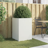 Vidaxx jardinière 52x48x75 cm acier blanc