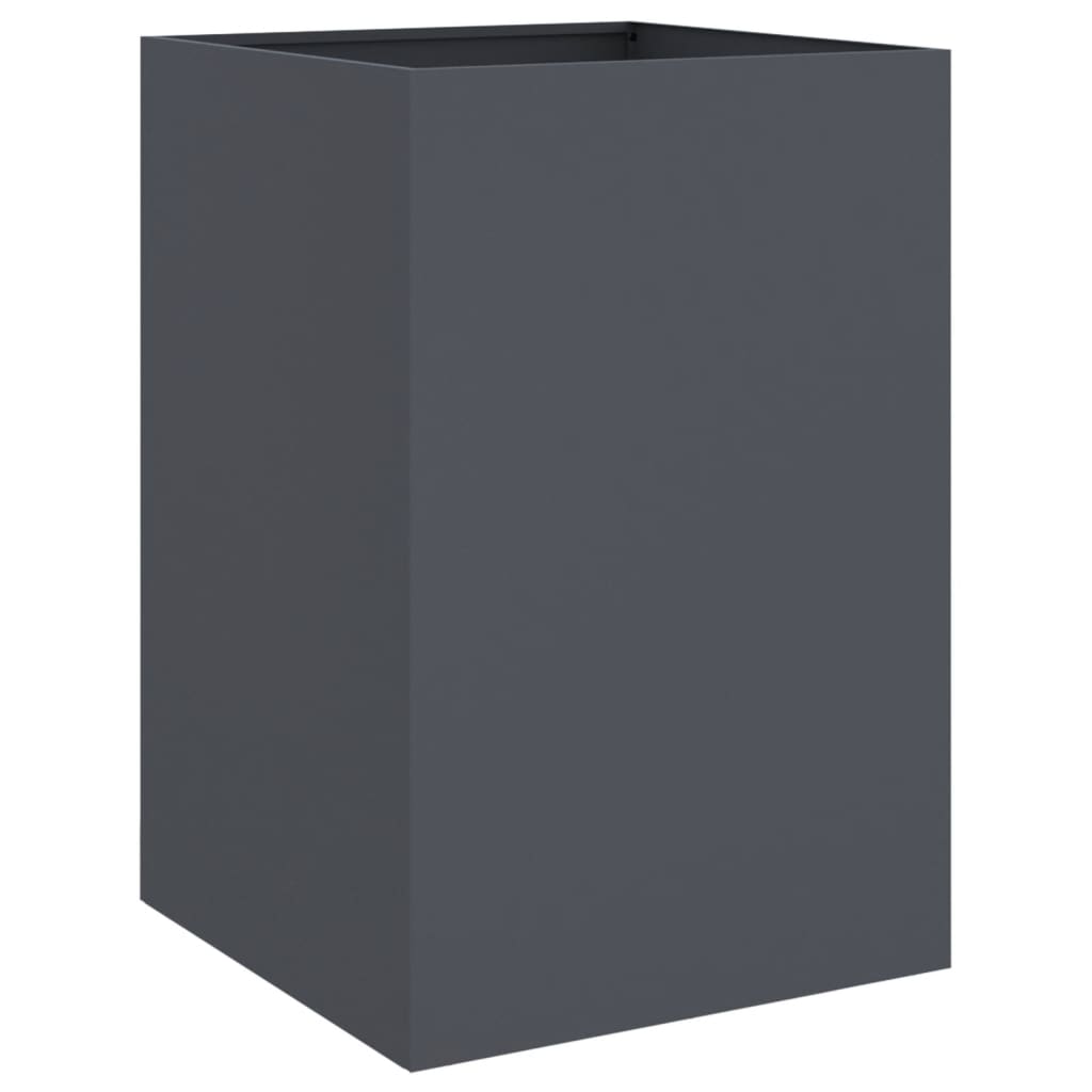 Vidaxx jardinière 52x48x75 cm acier anthracite