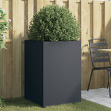 Vidaxx jardinière 52x48x75 cm acier anthracite