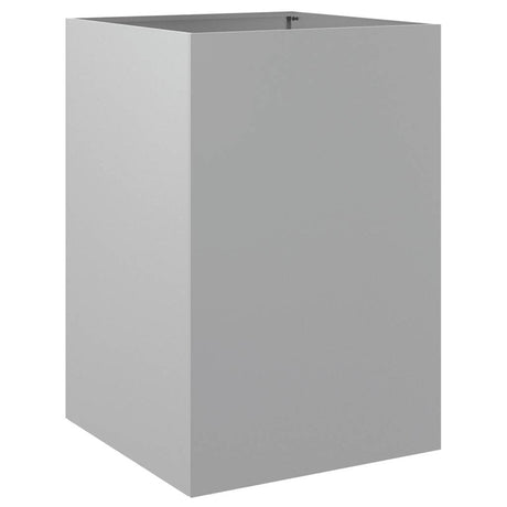 Jardinière Vidaxx 52x48x75 cm acier galvanisé couleur argent