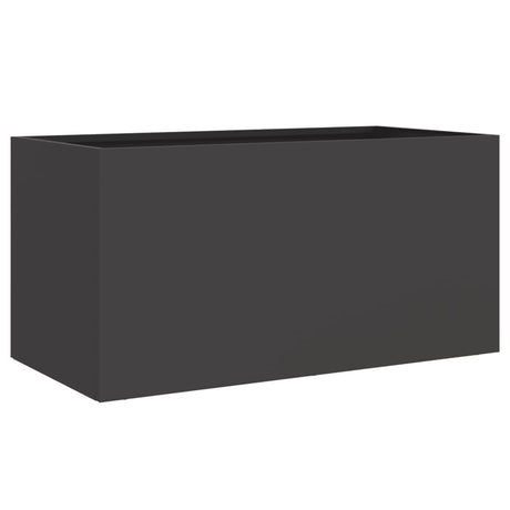 Vidaxx jardinière 62x30x29 cm acier noir