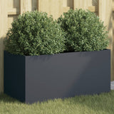 Vidaxx jardinière 62x30x29 cm acier anthracite