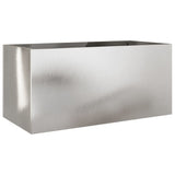 Vidaxx jardinière 62x30x29 cm acier inoxydable argenté