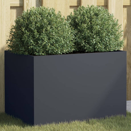 Vidaxx jardinière 62x40x39 cm acier anthracite