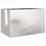 VidaXL Planter 62x40x39 cm Stainless steel silver colored