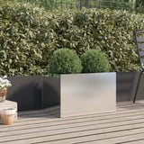 Vidaxx jardinière 62x40x39 cm acier inoxydable argenté