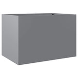 Vidaxl Planning Box 62x40x39 CM Galvanized Steel Silver Colored