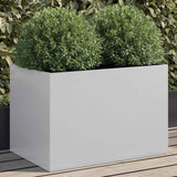 Jardinière Vidaxx 62x40x39 cm acier galvanisé couleur argent