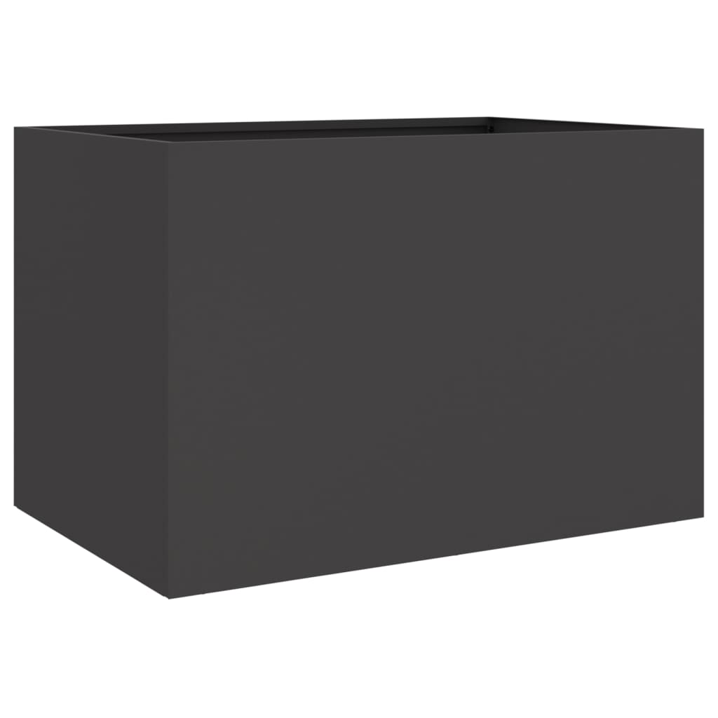 Vidaxx jardinière 62x47x46 cm acier noir