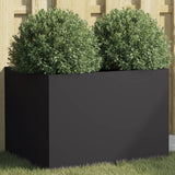 Vidaxx jardinière 62x47x46 cm acier noir