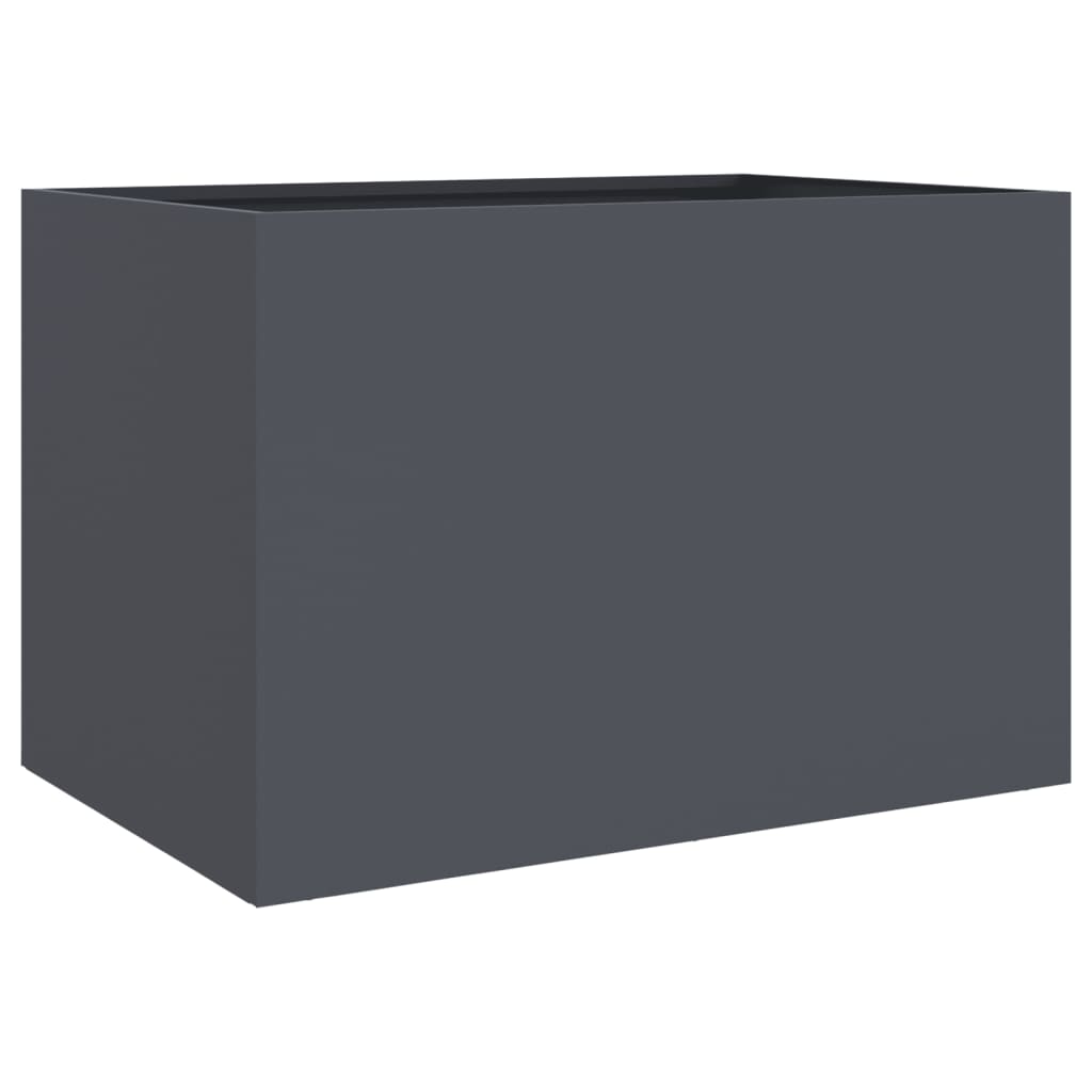 Vidaxl Planning Box 62x47x46 cm stalowy antracyt -