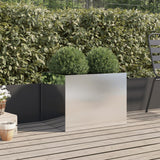 Vidaxx jardinière 62x47x46 cm acier inoxydable argenté