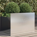Vidaxx jardinière 62x47x46 cm acier inoxydable argenté