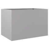 Jardinière Vidaxx 62x47x46 cm acier galvanisé couleur argent