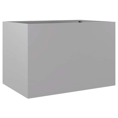 Jardinière Vidaxx 62x47x46 cm acier galvanisé couleur argent