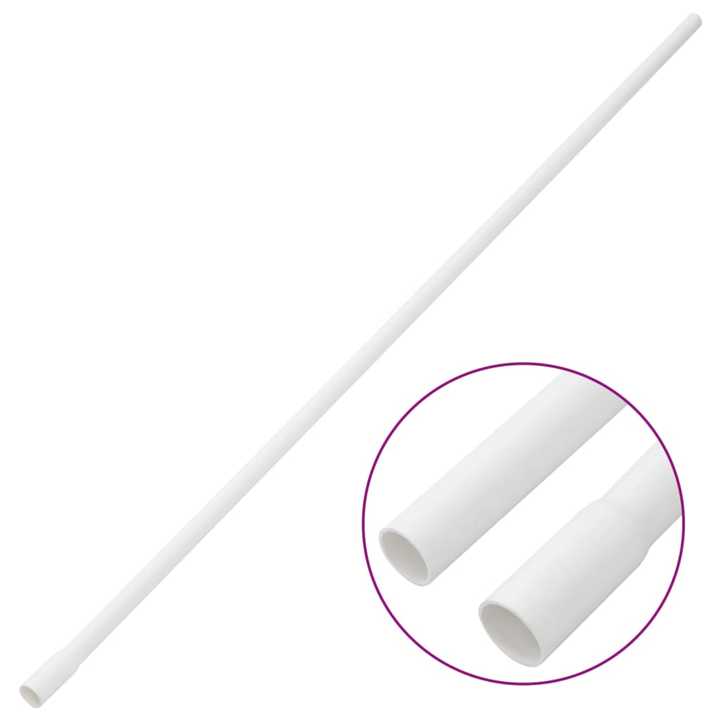 Vidaxxl goulotte de câbles ø16 mm 30 m PVC
