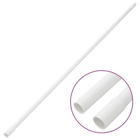 Goulottes de câbles Vidaxxl avec colliers ø16 mm 10 m PVC
