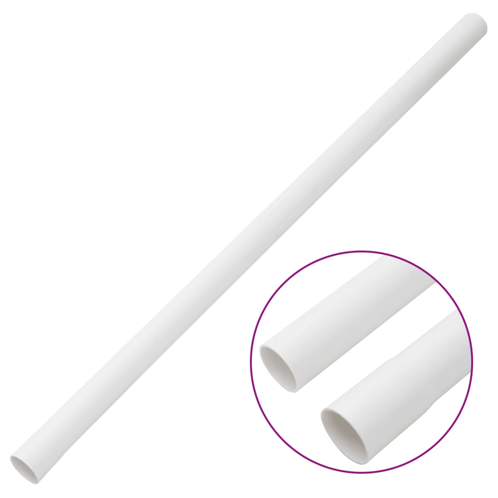 Vidaxxl goulotte de câbles ø30 mm 10 m PVC