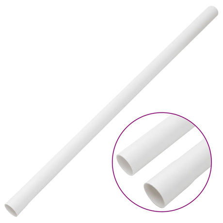 Vidaxxl goulotte de câbles ø30 mm 10 m PVC