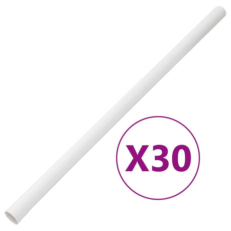 Vidaxxl goulotte de câbles ø30 mm 30 m PVC