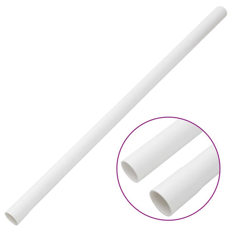 Goulottes de câbles Vidaxxl avec colliers ø30 mm 10 m PVC