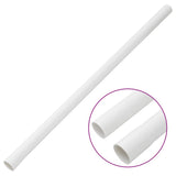 Vidaxxl goulottes de câbles avec colliers ø30 mm 30 m PVC