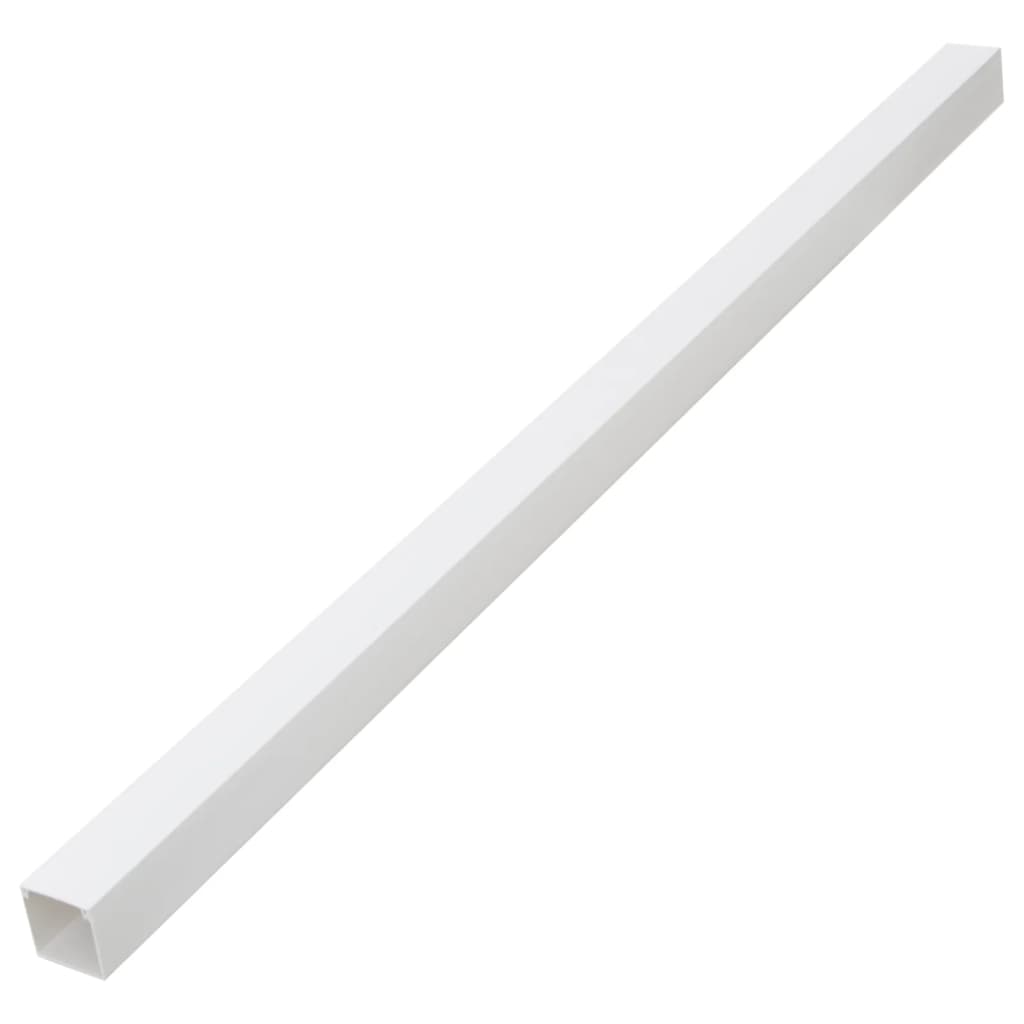 Vidaxxl goulotte de câbles 60x40 mm 10 m PVC
