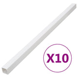 Vidaxxl goulotte de câbles 100x40 mm 10 m PVC