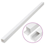 Vidaxxl goulotte de câbles 50x25 mm 10 m PVC