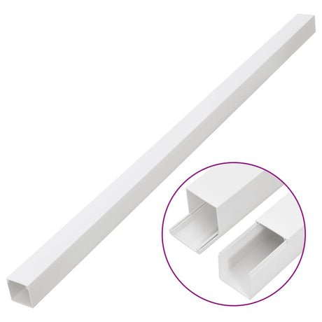 Vidaxxl goulotte de câbles 150x50 mm 10 m PVC